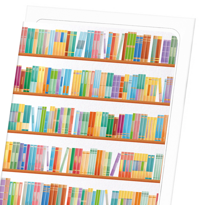 RAINBOW LIBRARY: Modern deco Greeting Card