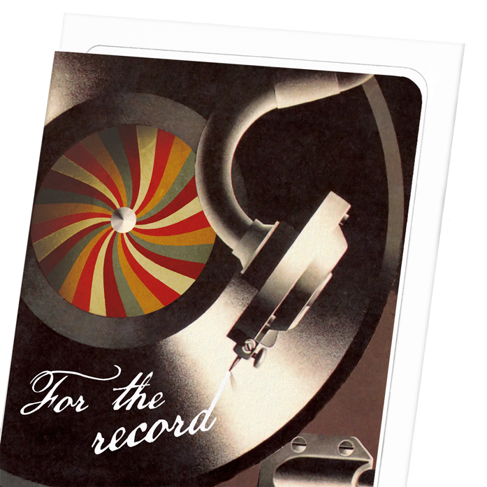 FOR THE RECORD: Vintage Greeting Card