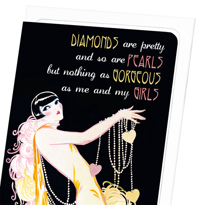ME AND MY GIRLS: Vintage Greeting Card