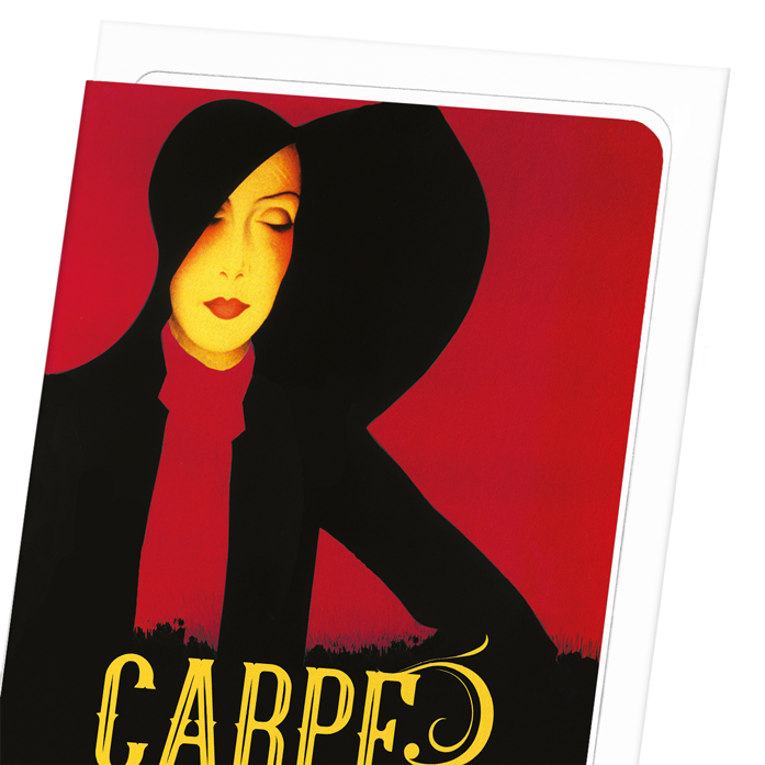 CARPE DIEM: Vintage Greeting Card
