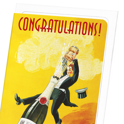 CONGRATULATIONS POP: Vintage Greeting Card