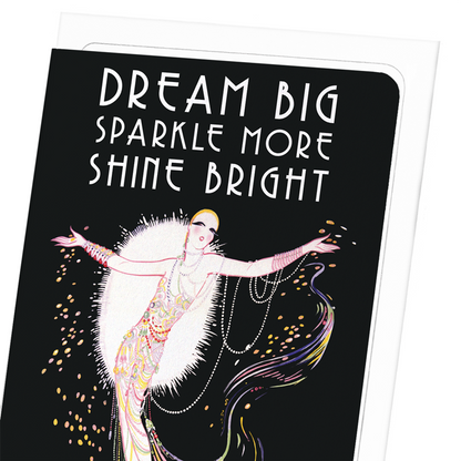 DREAM BIG: Vintage Greeting Card