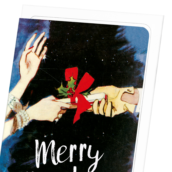CHRISTMAS CRACKER: Vintage Greeting Card
