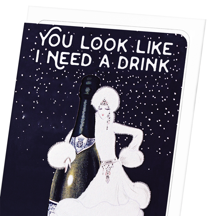 ANOTHER DRINK: Vintage Greeting Card