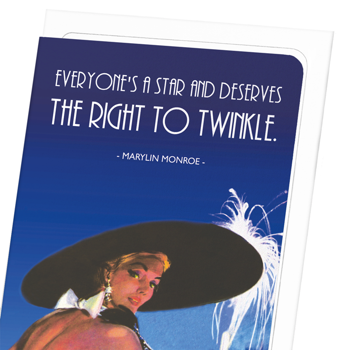 EVERYONE’S A STAR: Vintage Greeting Card