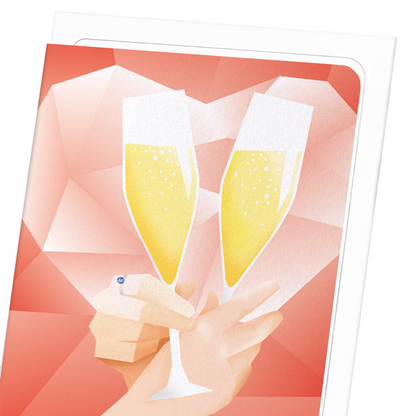 TOAST OF MRS AND MRS: 8xCards
