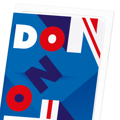 LONDON UNION JACK: Modern deco Greeting Card