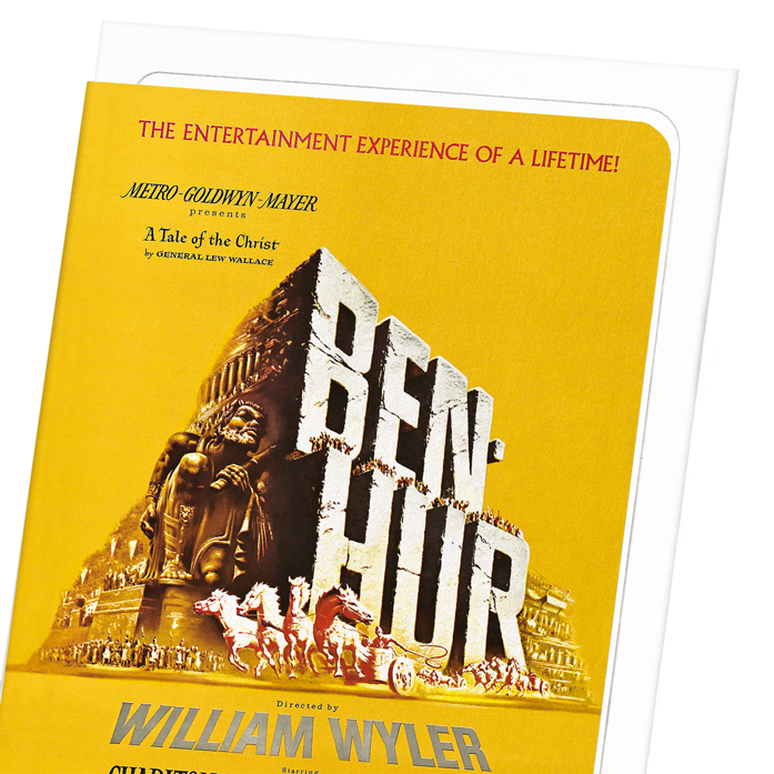 BEN-HUR (1959): Poster Greeting Card