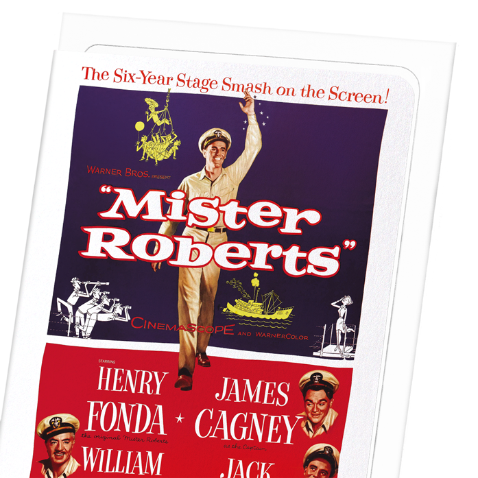 MISTER ROBERTS (1955): Poster Greeting Card
