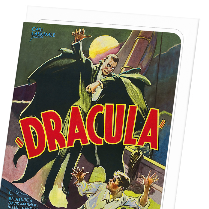 DRACULA (1931): Poster Greeting Card