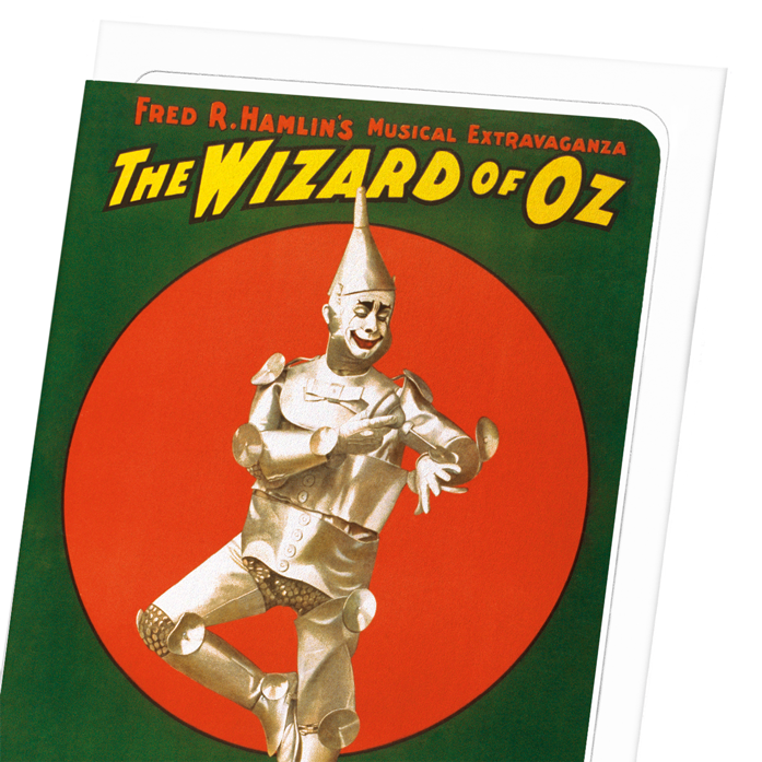 THE WIZARD OF OZ (1902): Poster Greeting Card