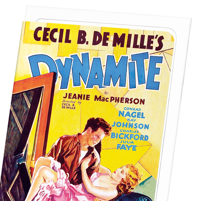 DYNAMITE (1929): Poster Greeting Card