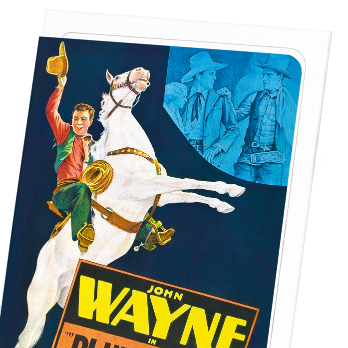 BLUE STEEL (1934): Poster Greeting Card