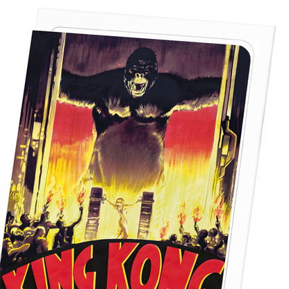 KING KONG (1933): Poster Greeting Card