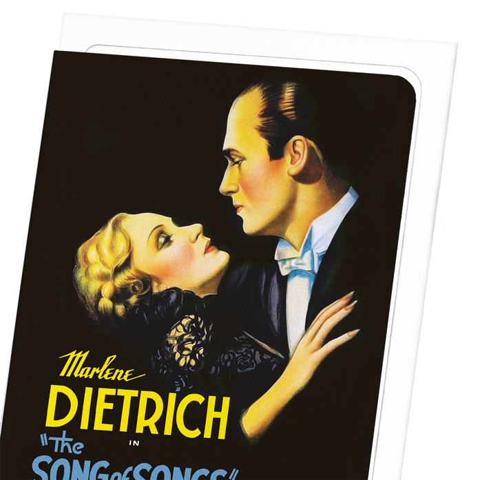 THE SONG OF SONGS (1933): Poster Greeting Card