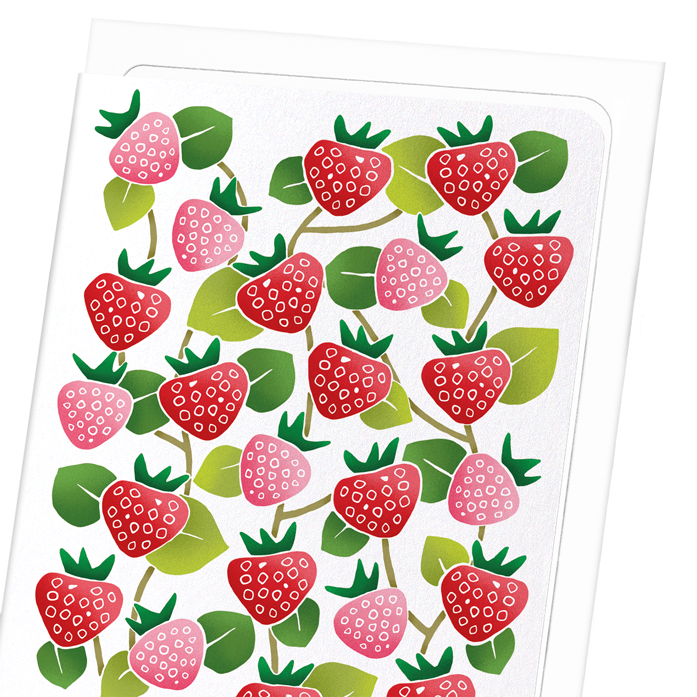 YUMEJI STRAWBERRY: Pattern Greeting Card
