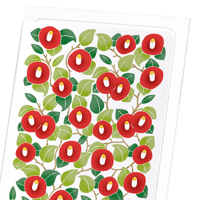 YUMEJI CAMELLIA: Pattern Greeting Card
