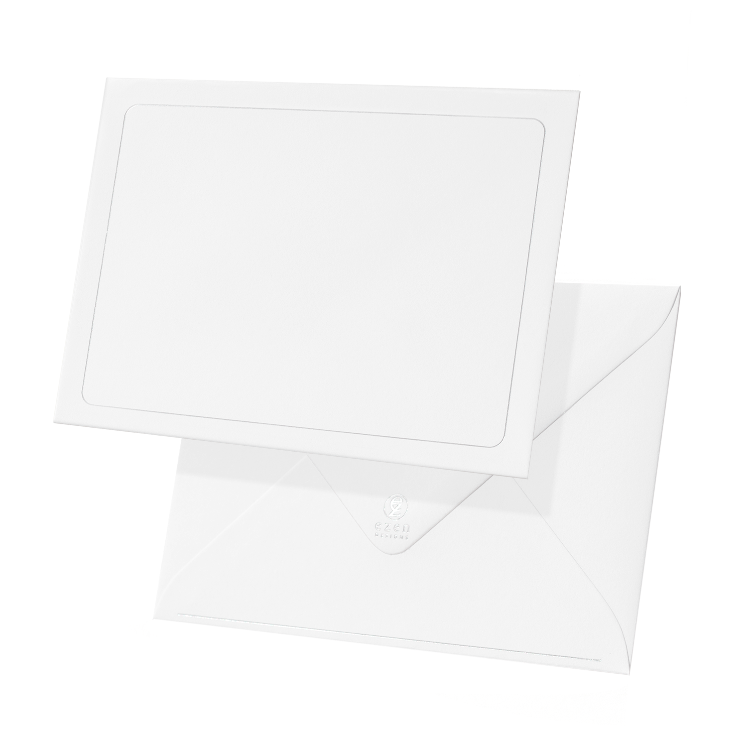 WHITE PEACOCKS: Pattern Greeting Card