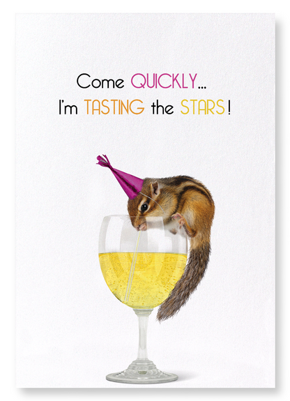 TASTING THE STARS: Funny Animal Art Print