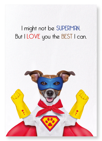 I LOVE YOU THE BEST I CAN: Funny Animal Art Print