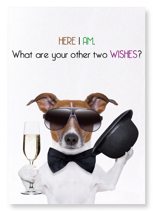 HERE I AM: Funny Animal Art Print