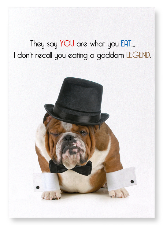 YOU ARE A LEGEND: Funny Animal Art Print
