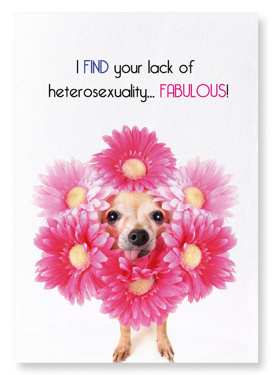I FIND YOU FABULOUS: Funny Animal Art Print