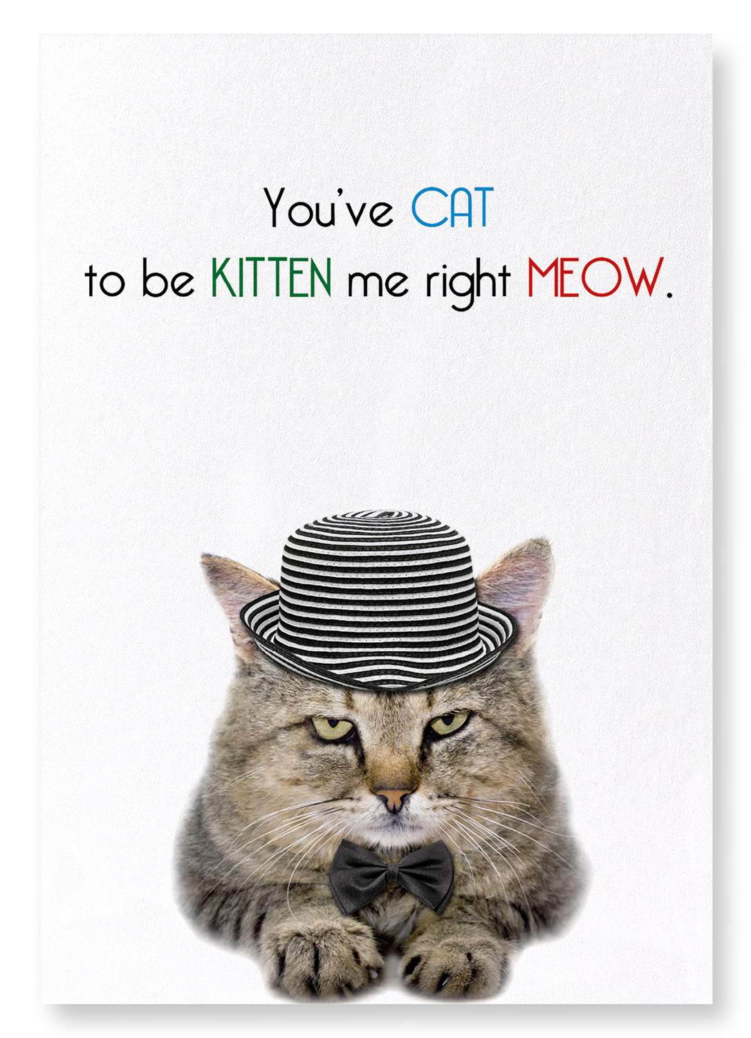 CAT TO BE KITTEN ME: Funny Animal Art Print