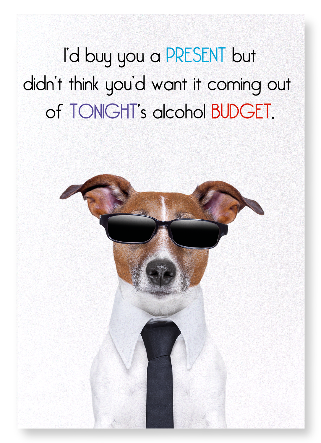 ALCOHOL BUDGET: Funny Animal Art Print