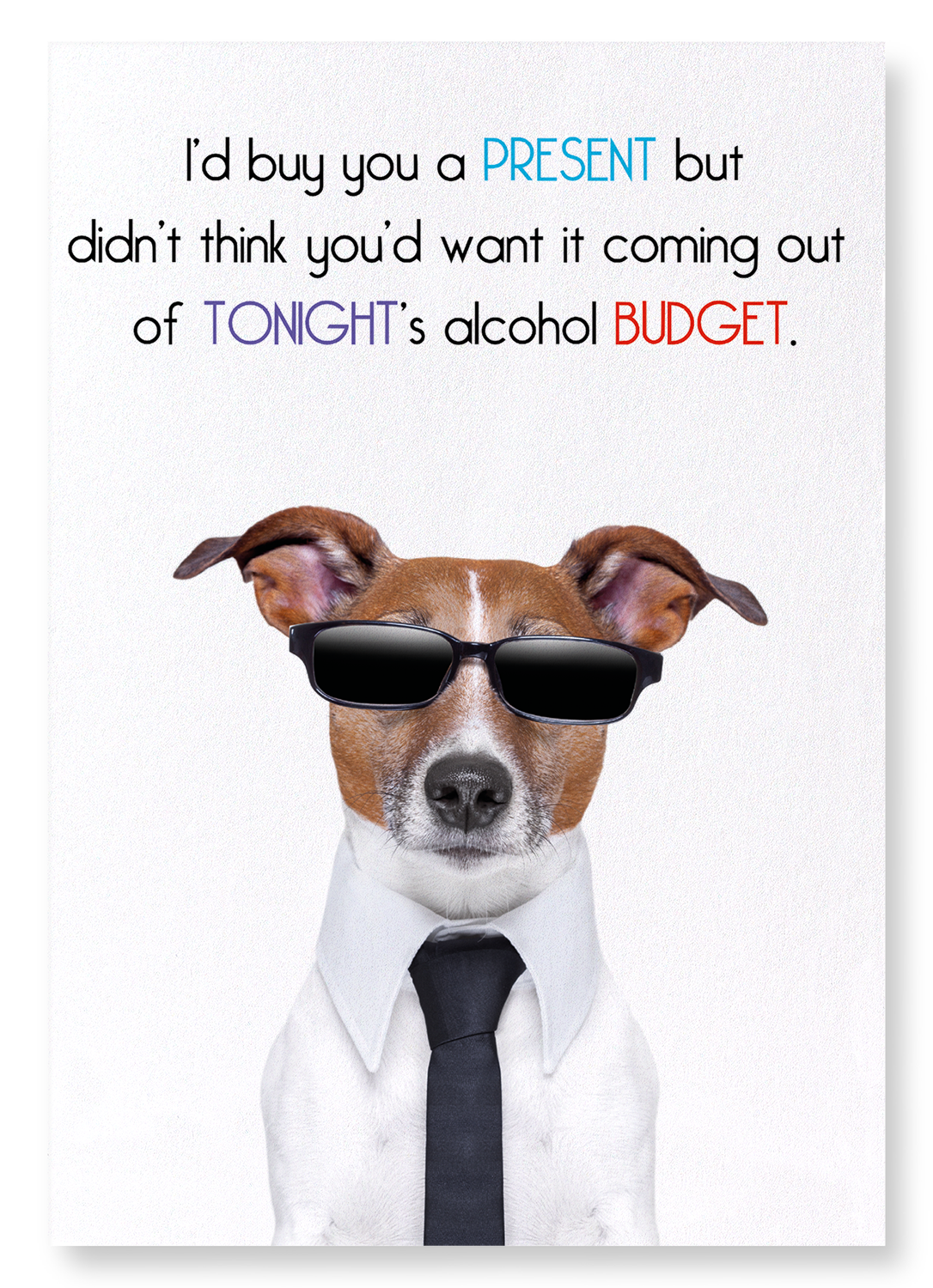 ALCOHOL BUDGET: Funny Animal Art print