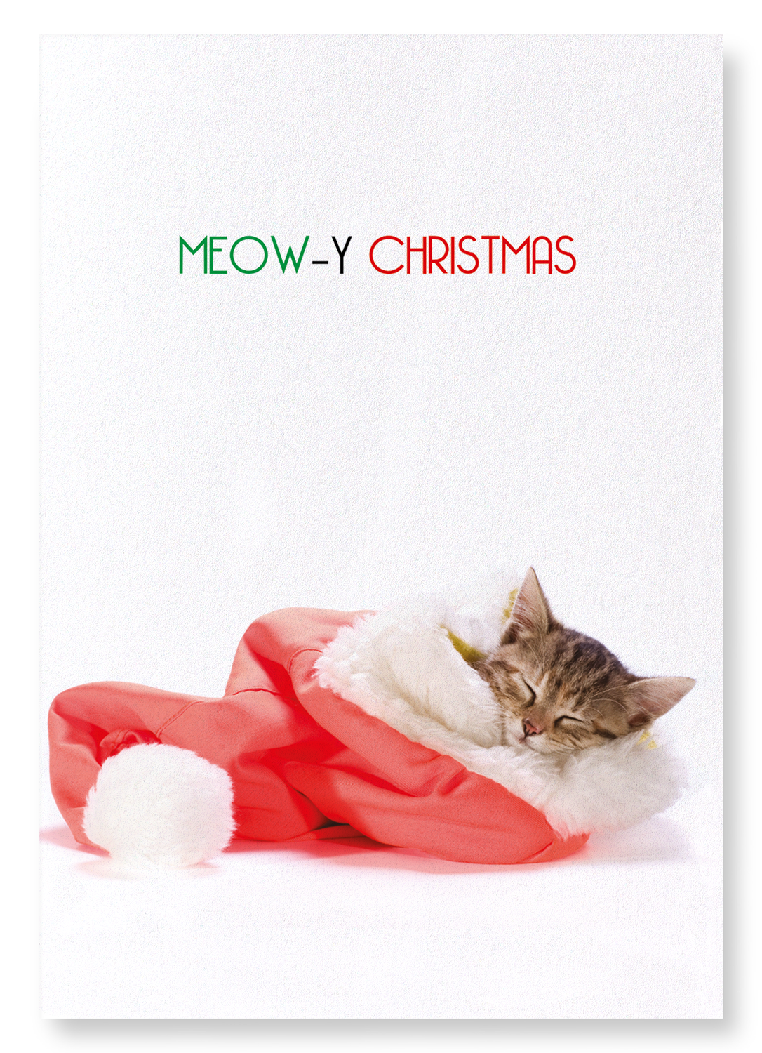 MEOWY CHRISTMAS : Funny Animal Art print