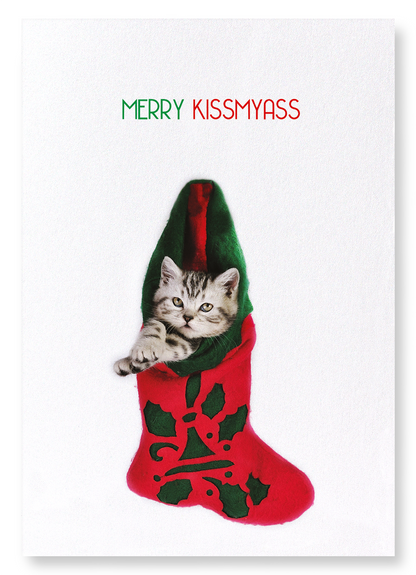 MERRY KISSMYASS: Funny Animal Art Print