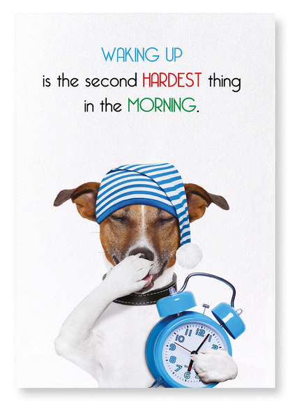 SECOND HARDEST THING: Funny Animal Art Print