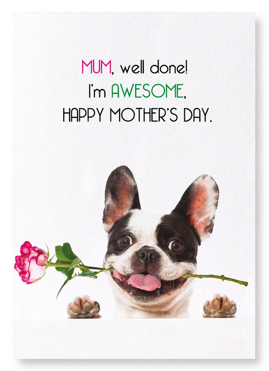 MUM, I'M AWESOME: Funny Animal Art Print