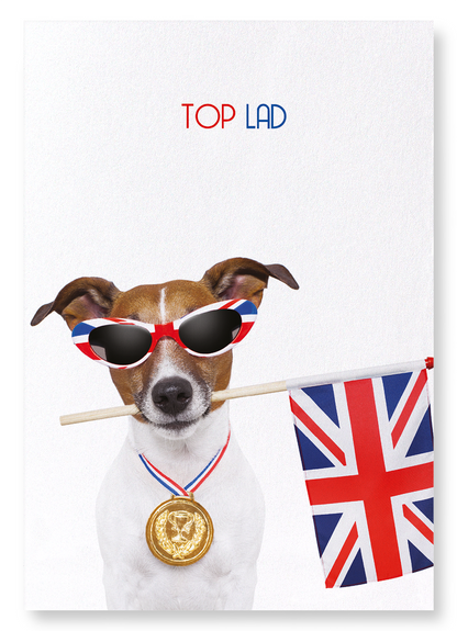 TOP LAD: Funny Animal Art Print