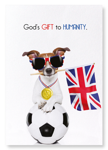 GOD'S GIFT TO HUMANITY : Funny Animal Art Print