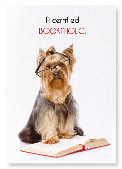 CERTIFIED BOOKAHOLIC: Funny Animal Art Print