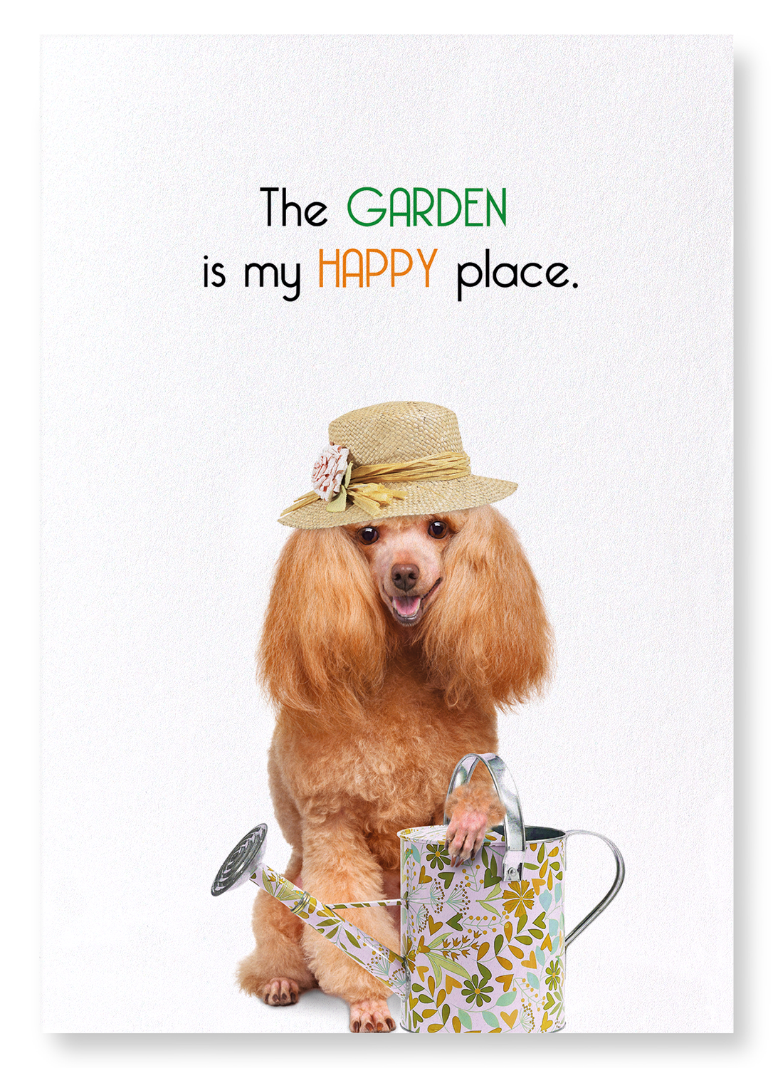 HAPPY GARDEN: Funny Animal Art Print