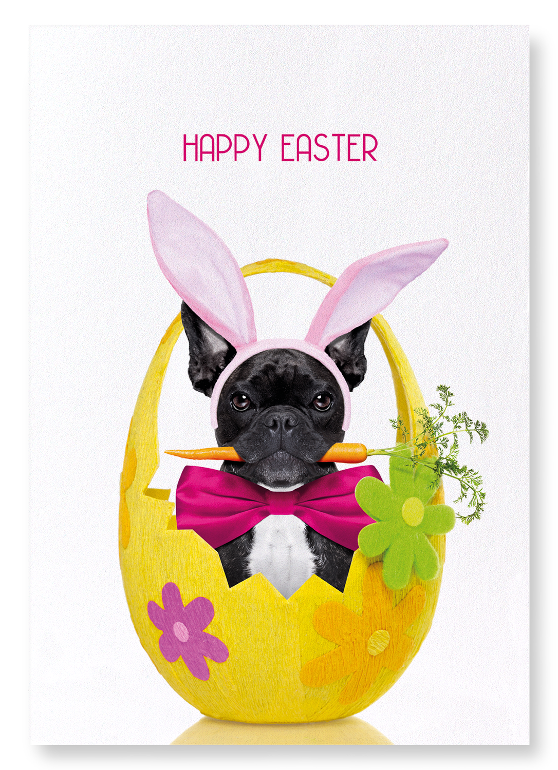 EASTER FRENCHIE BUNNY: Funny Animal Art print