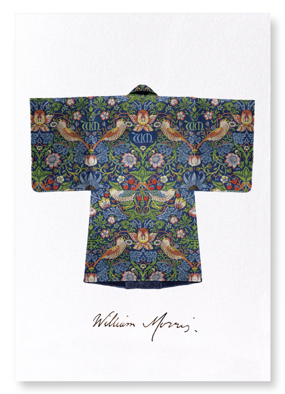 STRAWBERRY THIEF KIMONO: Bespoke Art Print