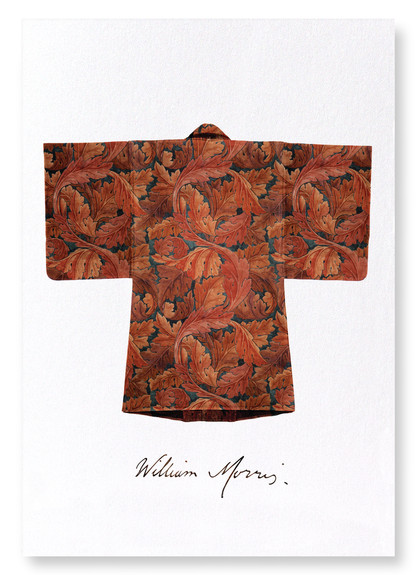 ACANTHUS RED KIMONO: Bespoke Art Print