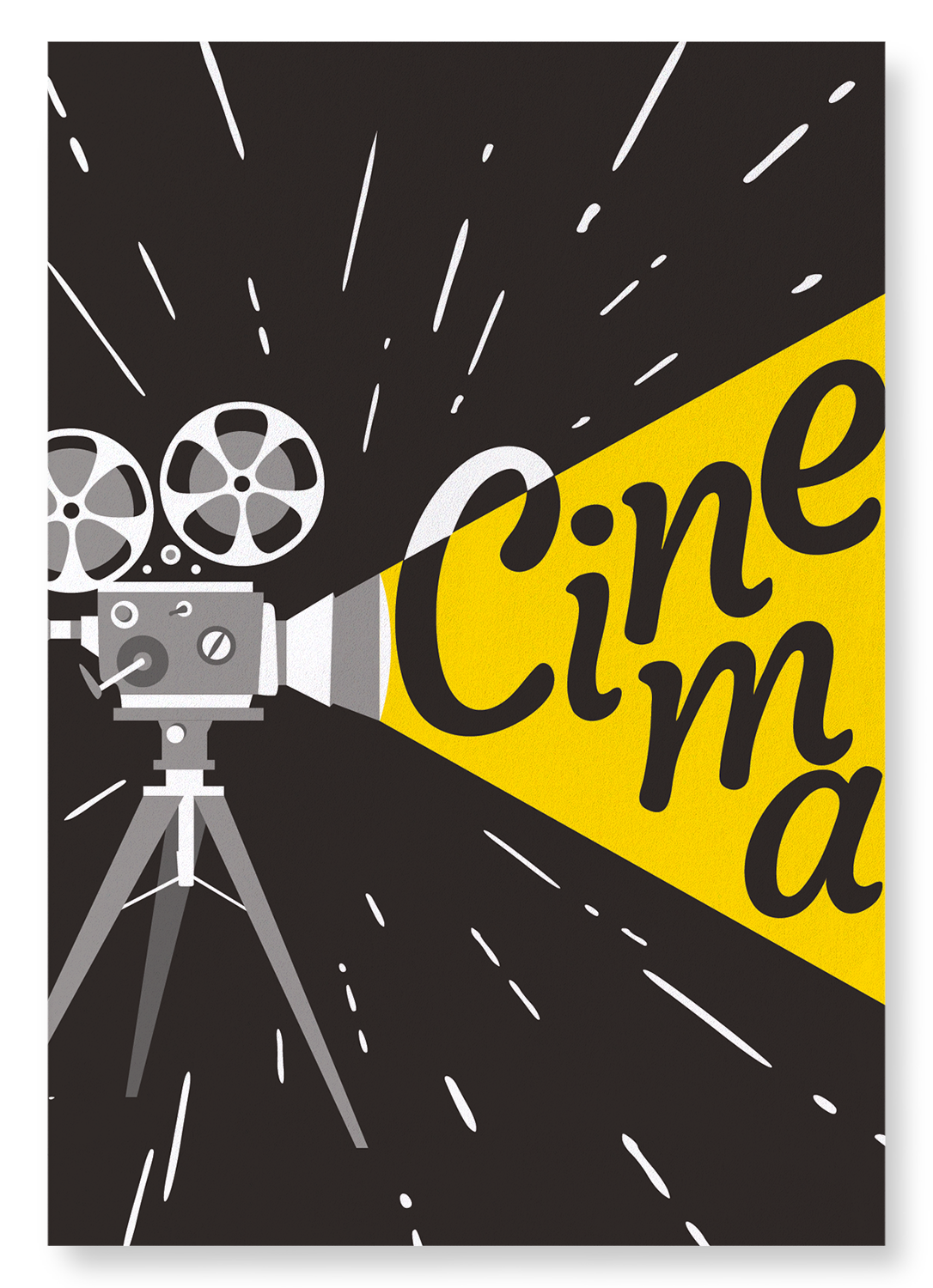 CINEMA IN PRINT: Colourblock Art Print