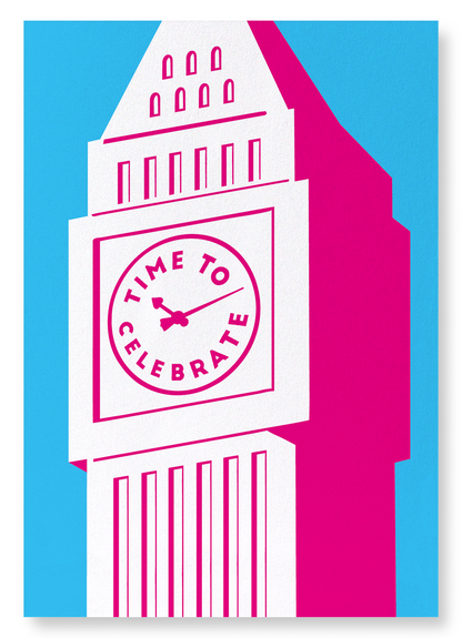 CELEBRATION BIG BEN: Colourblock Art Print