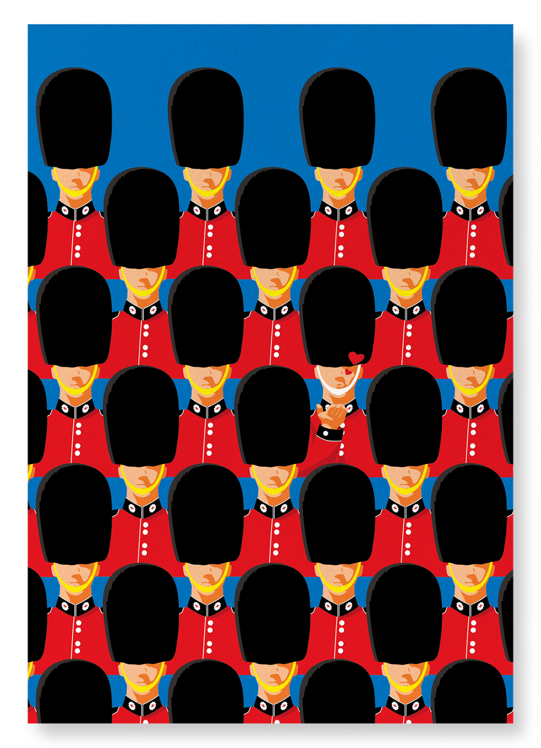 HORSE GUARDS: Colourblock Art Print