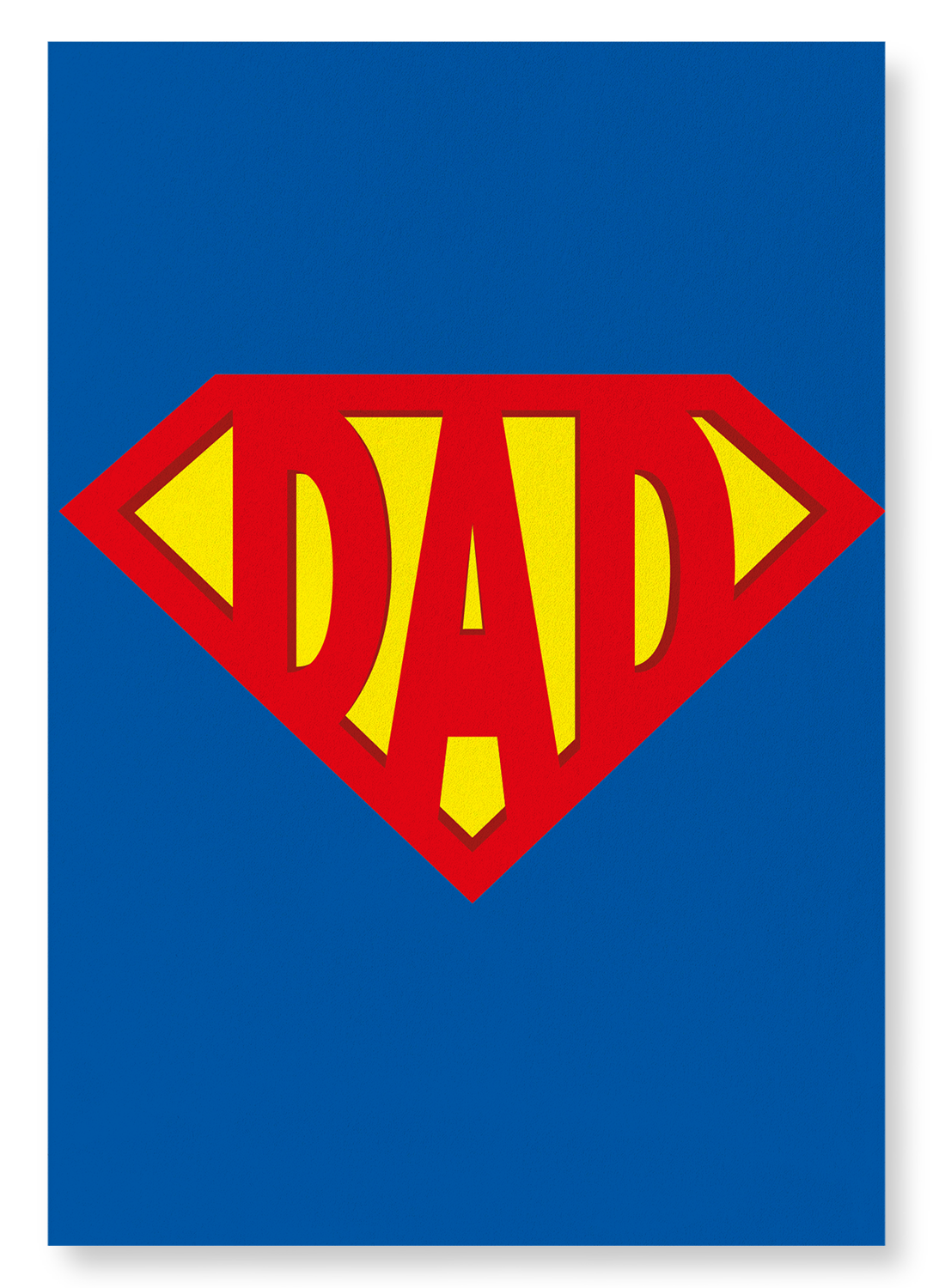 SUPER DAD: Colourblock Art Print