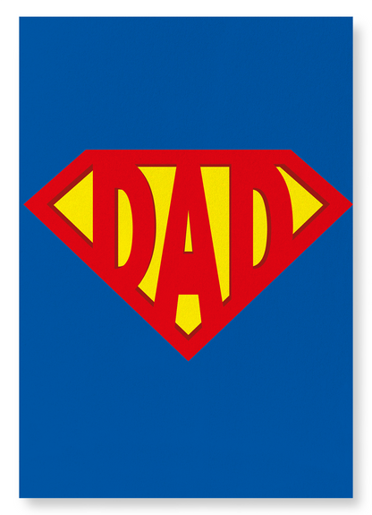 SUPER DAD: Colourblock Art Print