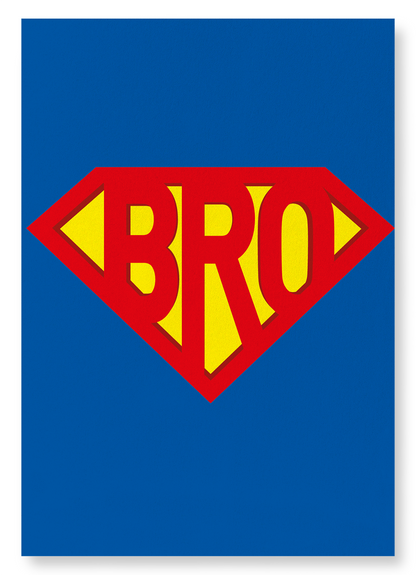 SUPER BRO: Colourblock Art Print