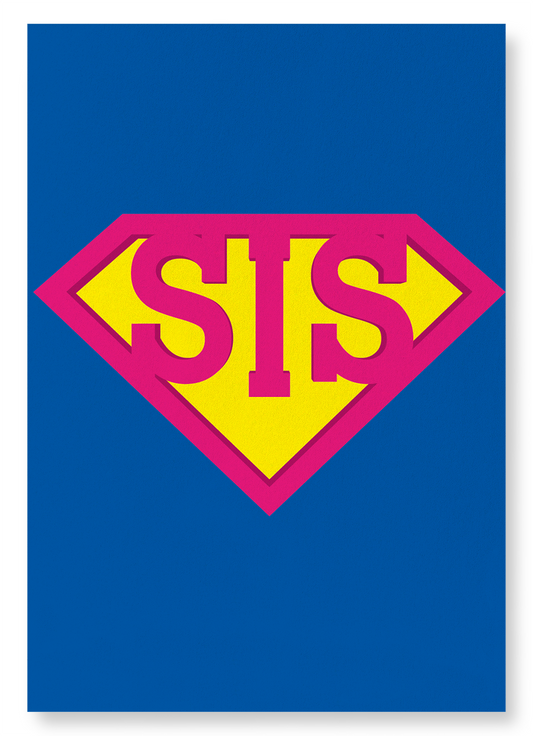 SUPER SIS: Colourblock Art Print