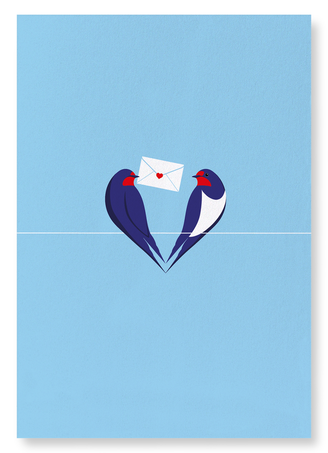 SPARROW MESSAGE: Colourblock Art Print