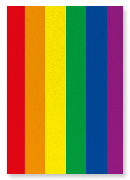 LGBT RAINBOW PRIDE FLAG: Colourblock Art Print